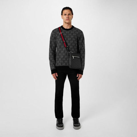 Men's GG Cotton Cross-Body Bag