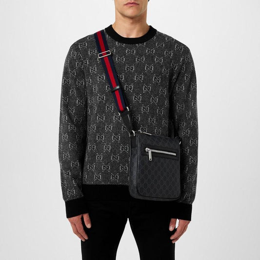 Men's GG Cotton Cross-Body Bag
