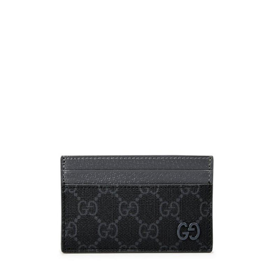 Men's GG Monogram Canvas Card Holder