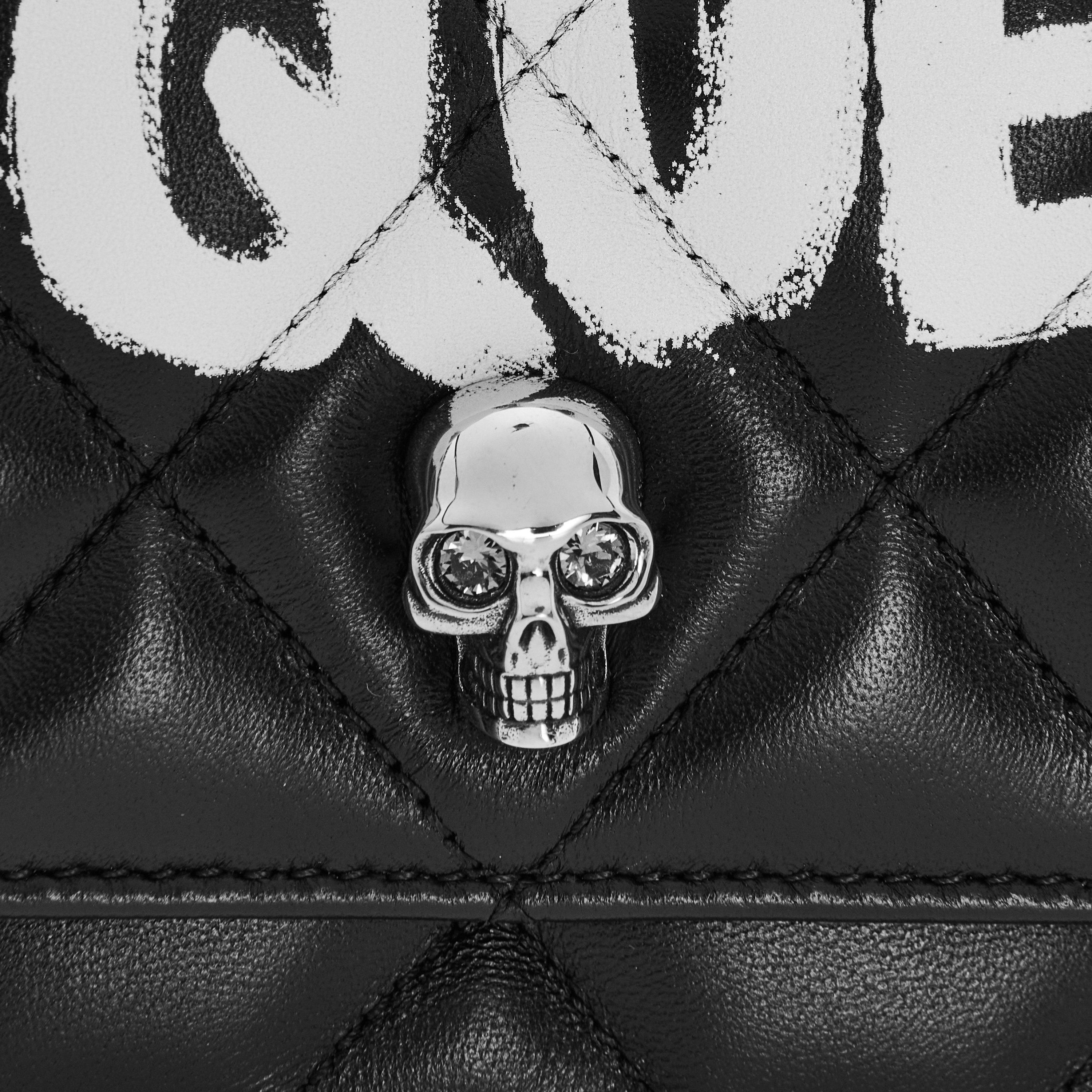 Alexander McQueen Graffiti Skull Bag