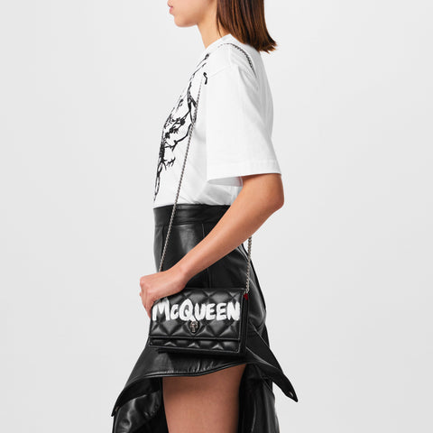 Alexander McQueen Graffiti Skull Bag