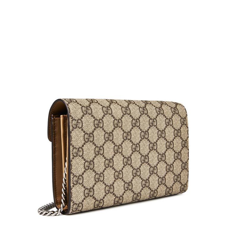 Women's Cotton Dionysus GG Chain Wallet