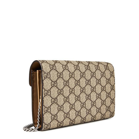 Women's Cotton Dionysus GG Chain Wallet