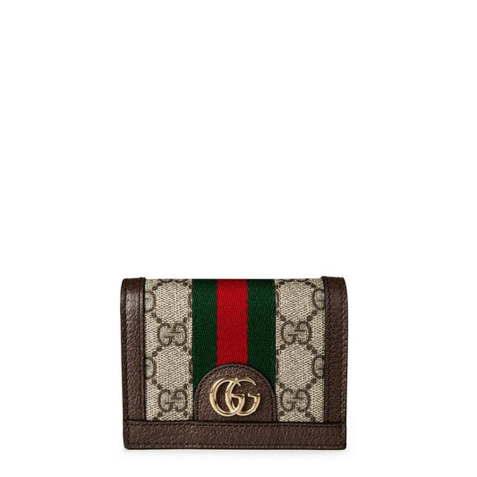 Women's Canvas Leather Ophidia GG Wallet