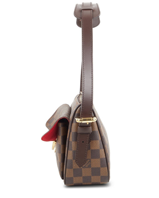 Louis Vuitton Brown Damier Ebene Coated Canvas Ravello GM (Authentic Pre- Owned)