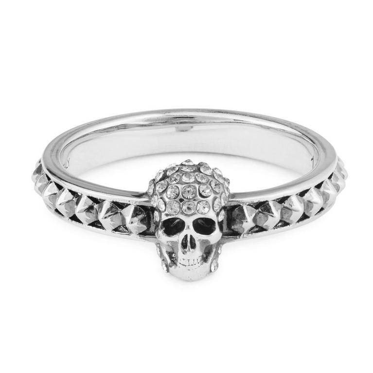 Pave Skull Ring