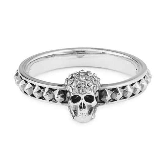 Pave Skull Ring