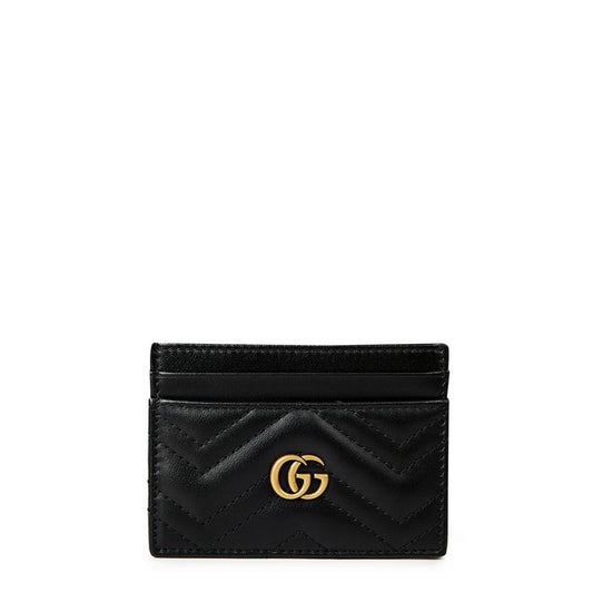 Women's GG Leather Marmont Card Case