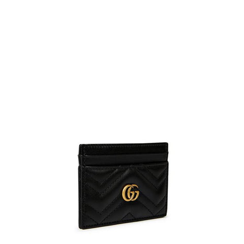 Women's GG Leather Marmont Card Case
