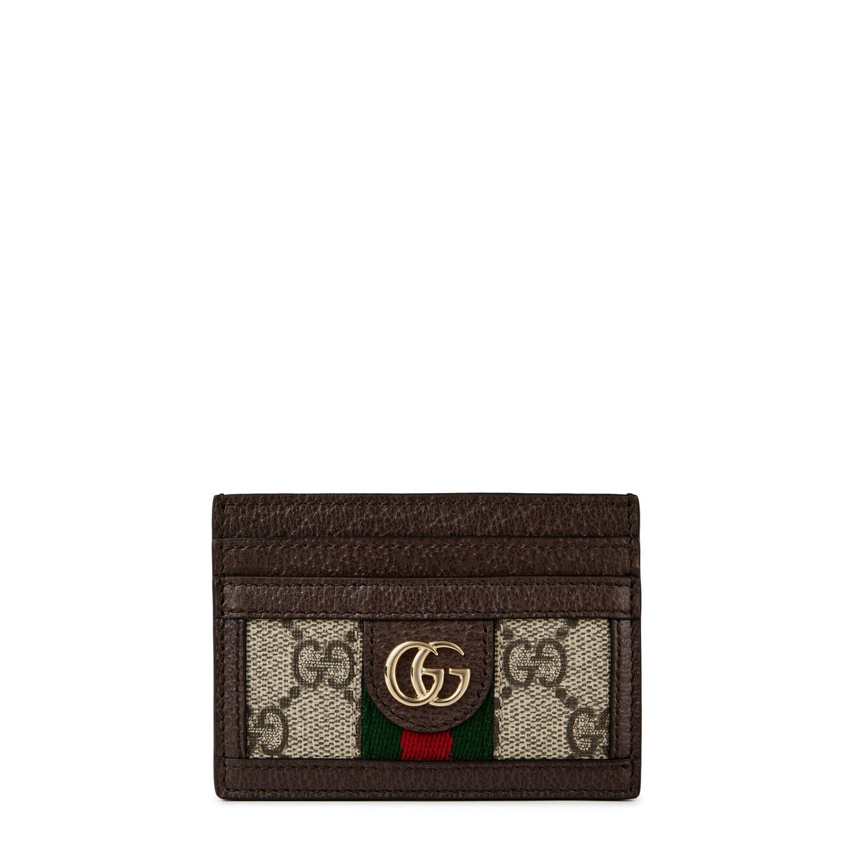 Women's Logo Canvas Ophidia Card Case Holder