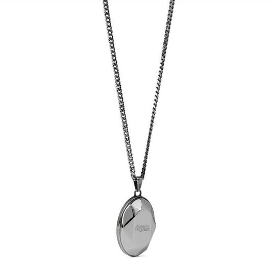 Engraved Stone Necklace
