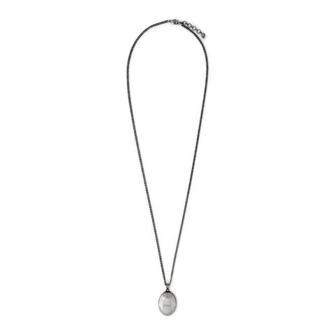 Engraved Stone Necklace