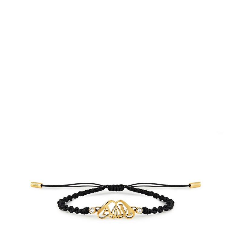 Seal-Plaque Braided Bracelet