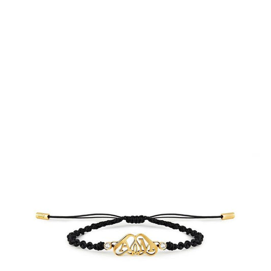 Seal-Plaque Braided Bracelet