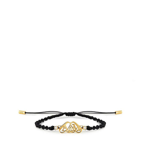 Seal-Plaque Braided Bracelet