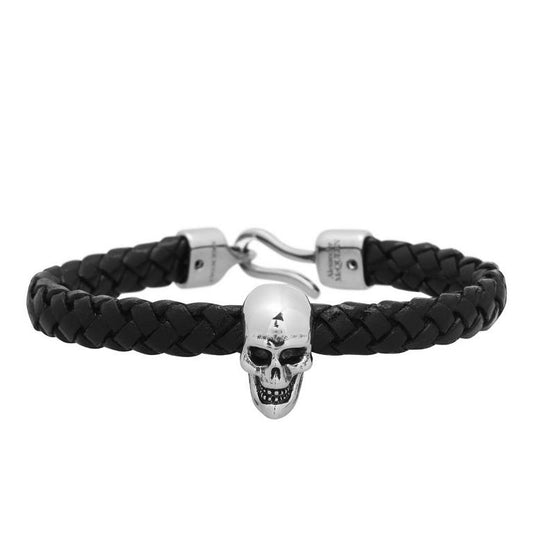 Skull Leather Bracelet