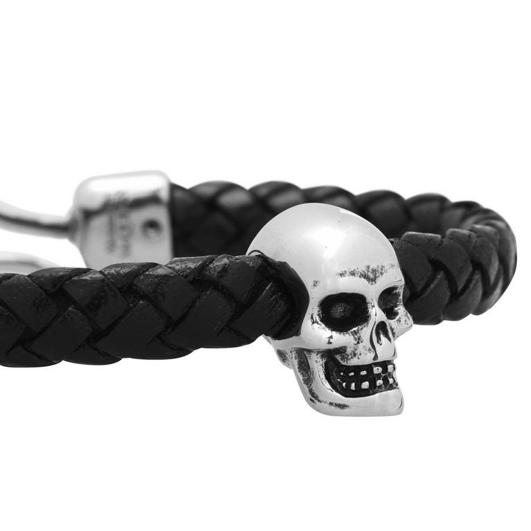 Skull Leather Bracelet