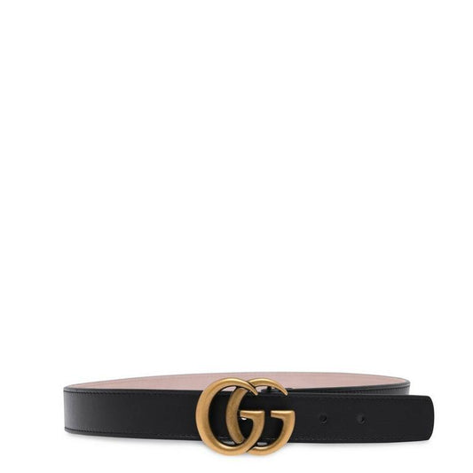Juniors' Plain Leather Marmont Belt
