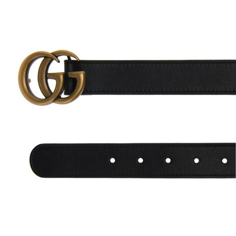 Juniors' Plain Leather Marmont Belt