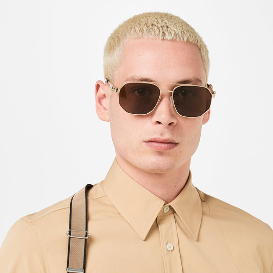 Alexander McQueen Aviator Sunglasses