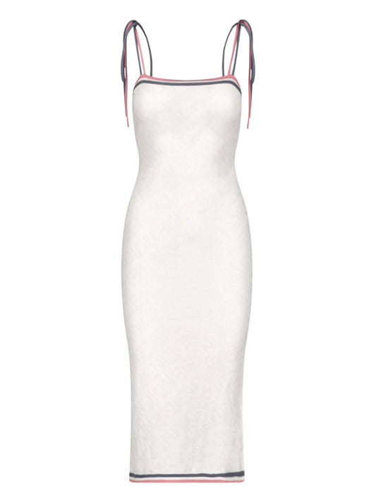 Logo midi dress