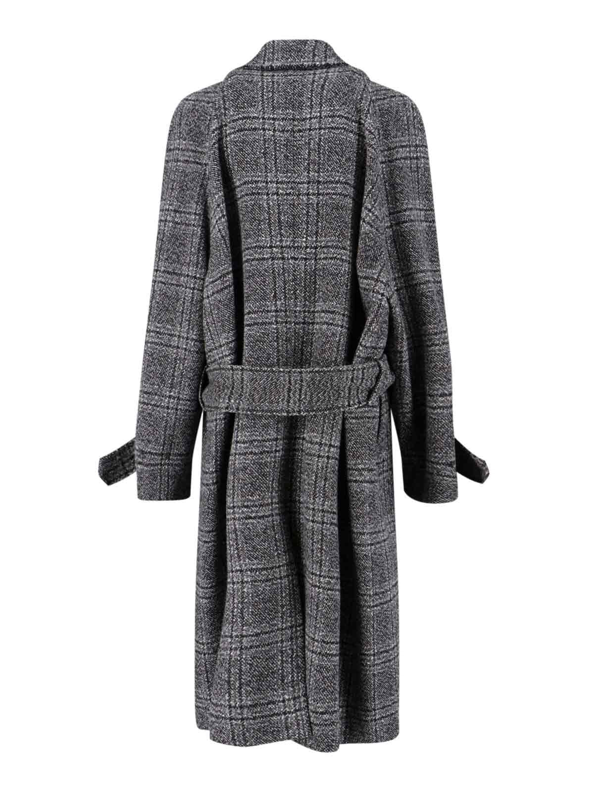 'One Layer' wool coat