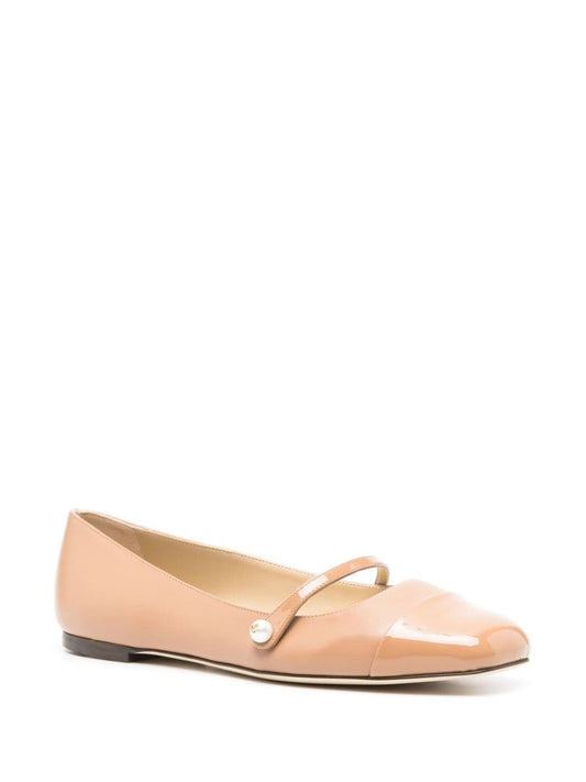 Elisa leather ballerina shoes