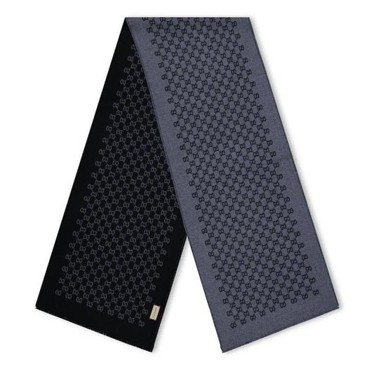 Men's GG Jacquard Wool Scarf
