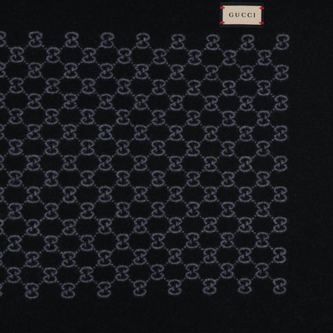 Men's GG Jacquard Wool Scarf