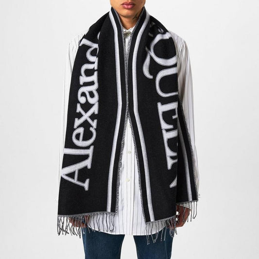 Alexander McQueen Varsity Logo Scarf