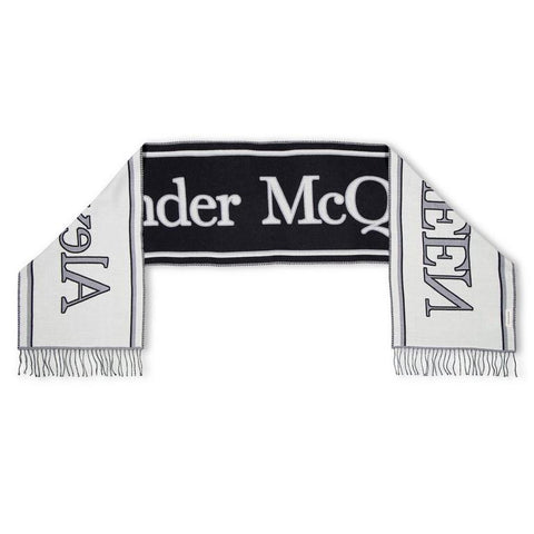 Alexander McQueen Varsity Logo Scarf