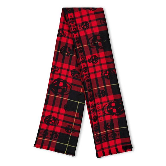 Tartan Wool Skull Scarf