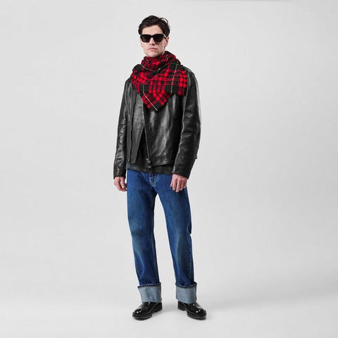 Tartan Wool Skull Scarf