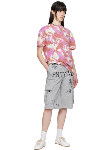 Pink Map Camo Oversized T-shirt