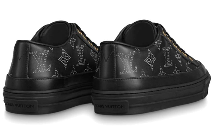 (WMNS) LOUIS VUITTON Stellar Sneakers 'Black with White Sketch Monogram' 1A87TE