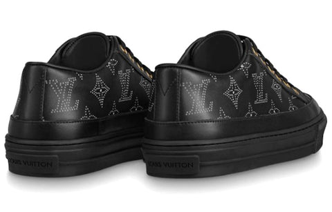 (WMNS) LOUIS VUITTON Stellar Sneakers 'Black with White Sketch Monogram' 1A87TE