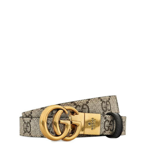 Women's Jacquard Leather Marmont Reversible Belt