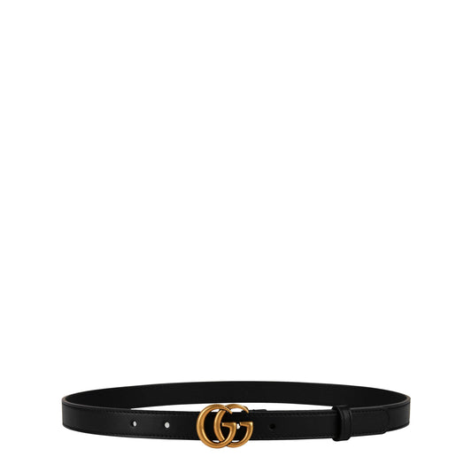 Women's Plain Marmont GG Thin Belt