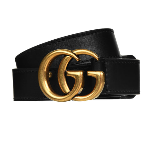 Women's Plain Marmont GG Thin Belt