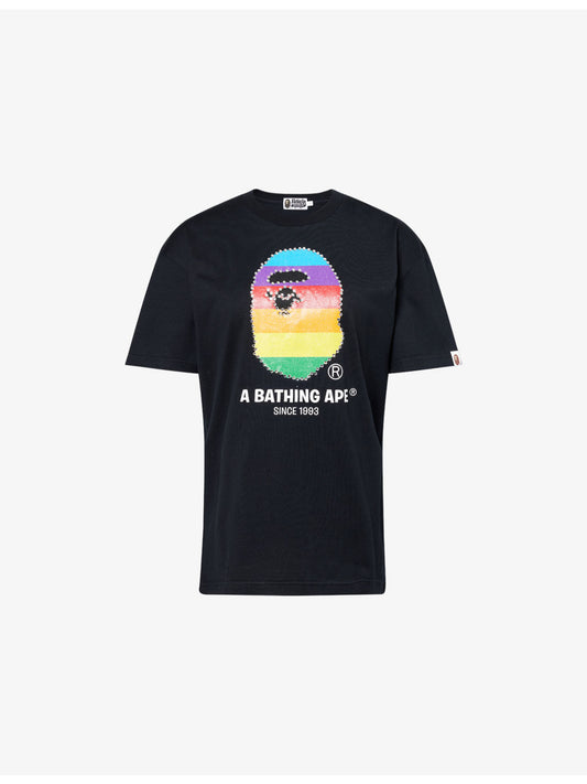 Crystal Brand-Print Cotton-Jersey T-Shirt