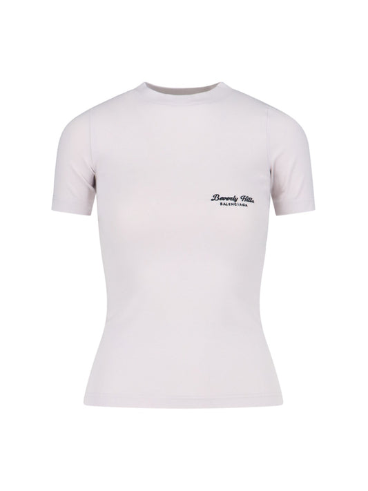 'Beverly Hills' stretch jersey t-shirt