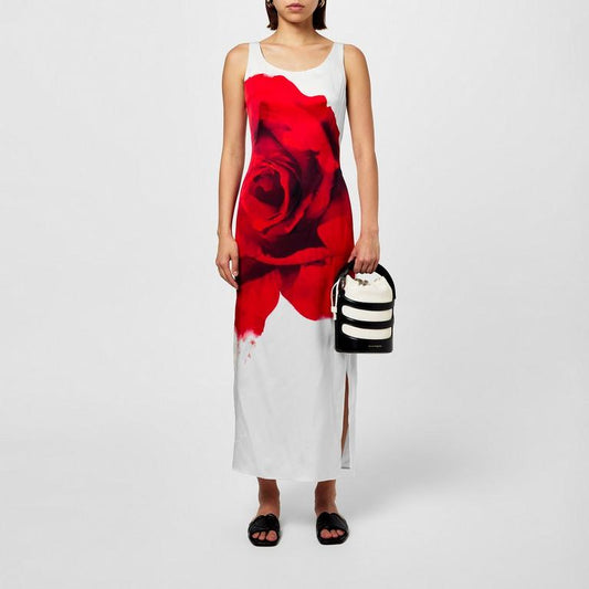 Bleeding Rose Pencil Dress