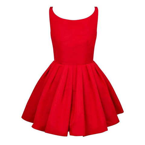 Alexander McQueen Red Zip Detail Dress
