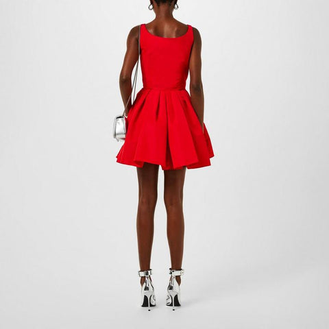 Alexander McQueen Red Zip Detail Dress