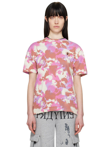 Pink Map Camo Oversized T-shirt
