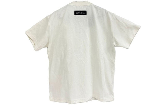 LOUIS VUITTON LV SS21 Doll Pendant Crewneck Short Sleeve For Men White 1A8P0O
