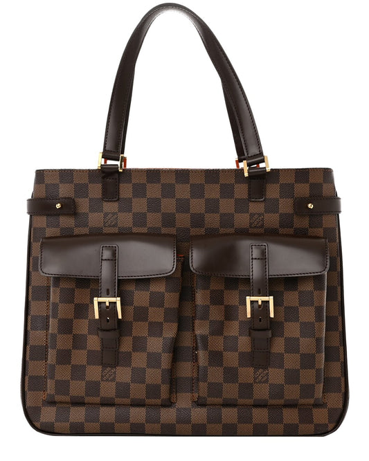 Louis Vuitton Brown Damier Ebene Coated Canvas Uzes (Authentic Pre-Owned)
