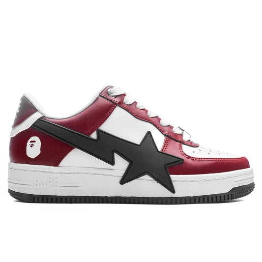 WOMEN'S BAPE STA OS #2 - BURGUNDY/BLACK