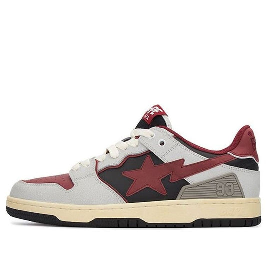 (WMNS) A Bathing Ape Sk8 Sta #4 'Red Off White' 1I20-291-020