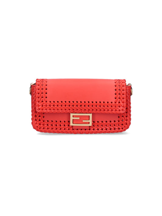 Braided Pattern 'Baguette' Bag